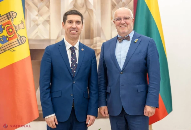 Mihai Popșoi a discutat la Vilnius cu conducerea Seimasului despre integrarea europeană și securitate