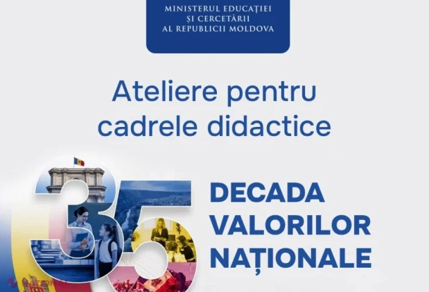 Ministerul Educației organizează ateliere online pentru profesori în cadrul Decadei Valorilor Naționale