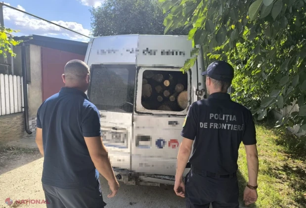 Transport cu aproape 4 metri cubi de lemn fără acte, depistat la Ungheni