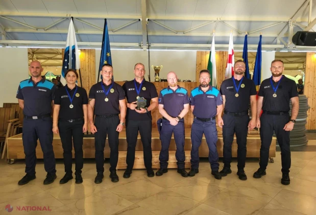 Echipa Poliției de Frontieră a Republicii Moldova, pe locul II la competiția Frontex din România