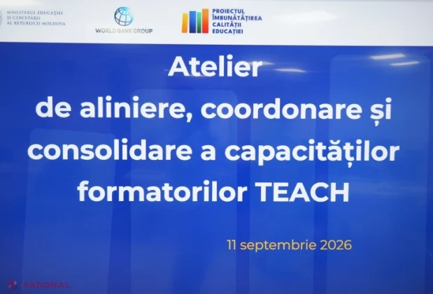 Programul TEACH se extinde în Republica Moldova: 2.200 de educatori vor fi instruiți de circa 60 de formatori