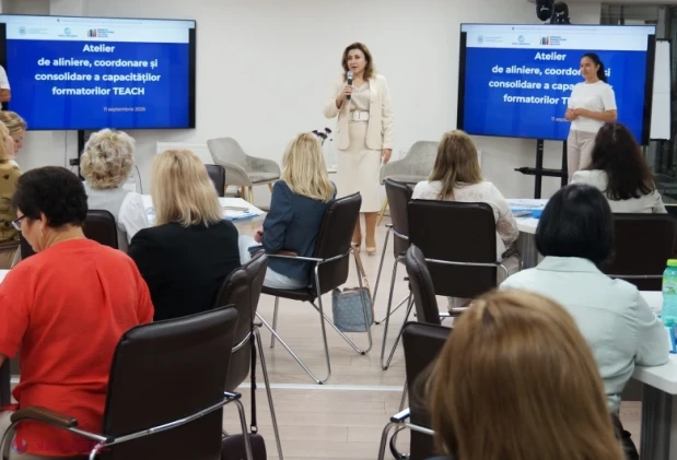 Programul TEACH se extinde în Republica Moldova: 2.200 de educatori vor fi instruiți de circa 60 de formatori