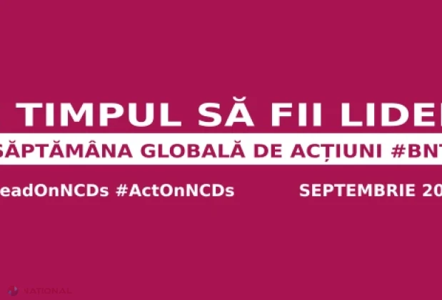 88% dintre decesele din Republica Moldova sunt cauzate de boli netransmisibile. În septembrie se desfășoară campania națională de prevenire