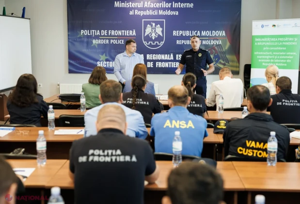 Polițiștii de frontieră din estul țării, instruiți pentru gestionarea riscurilor de sănătate publică