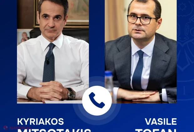 Vasile Tofan și Kyriakos Mitsotakis au discutat despre parcursul european al Republicii Moldova și extinderea cooperării bilaterale