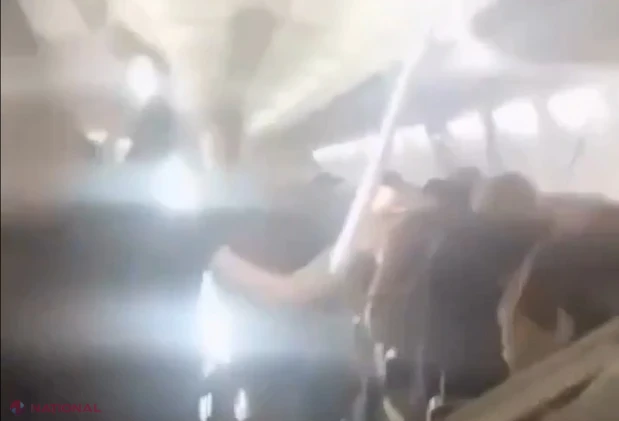Plafonul unui Boeing 737 s-a desprins peste pasageri, după explozia unui pneu și o aterizare de urgență la Mashhad