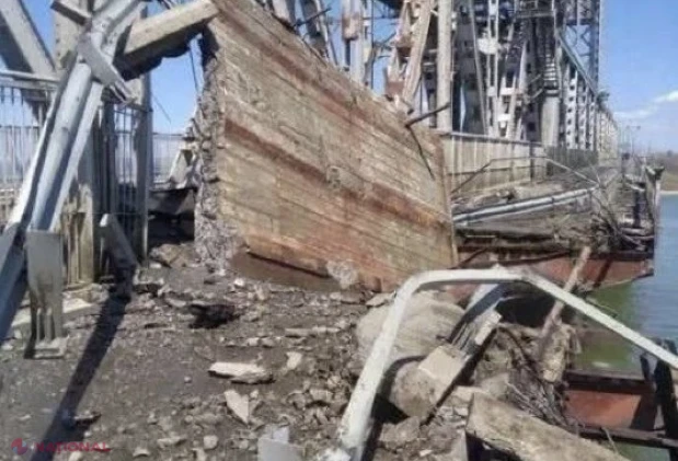 Rusia a avariat un pod din regiunea Odesa, afectând exporturile de cereale pe Dunăre