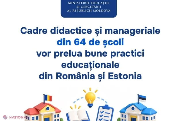 Profesori și manageri din 64 de școli vor prelua experiența educațională din România și Estonia