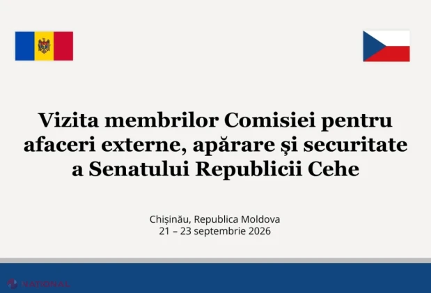 Delegația Senatului Cehiei, în vizită la Chișinău: securitatea regională și parcursul european, pe agendă