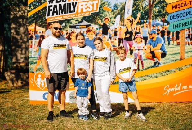 Peste 200 de copii și părinți au participat la activitățile sportive organizate la Călărași