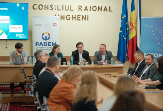 Dialogul despre parcursul european al R. Moldova a continuat la Ungheni, în cadrul evenimentului „Europa la tine acasă”
