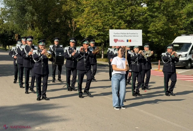 Fanfara Poliției de Frontieră a participat la Festivalul internațional „Bat inimi de Fanfară” de la Cahul