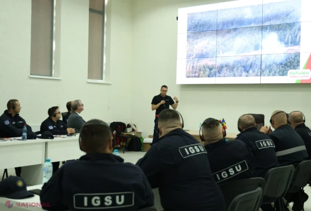Pompierii IGSU își consolidează pregătirea pentru intervențiile la incendiile de vegetație, într-un proiect moldo-german