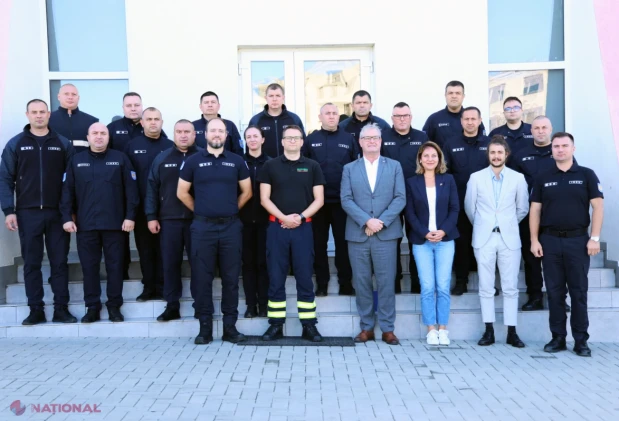Pompierii IGSU își consolidează pregătirea pentru intervențiile la incendiile de vegetație, într-un proiect moldo-german