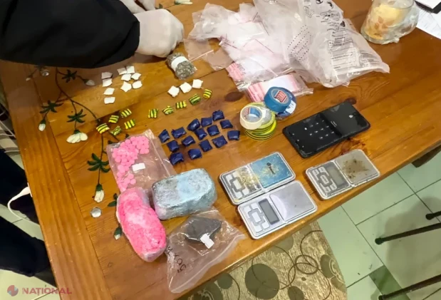 Curier al unei grupări criminale, prins în flagrant cu droguri pregătite pentru distribuire în Chișinău