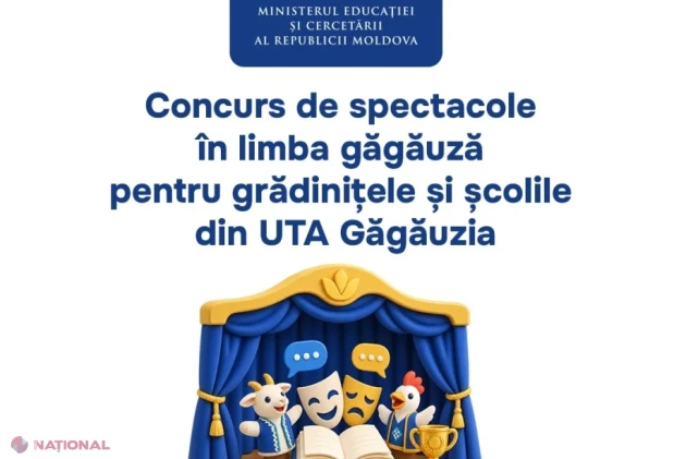 Grădinițele și școlile din UTA Găgăuzia, invitate la un concurs de spectacole în limba găgăuză