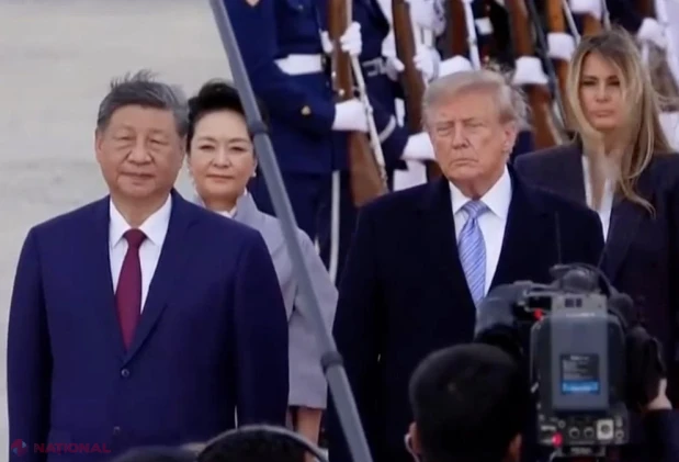 Xi Jinping, întâmpinat personal de Donald Trump la Washington, într-o ceremonie rară