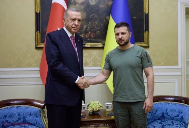 Erdogan, către Zelenski: Atacurile asupra navelor comerciale din Marea Neagră nu pot fi justificate