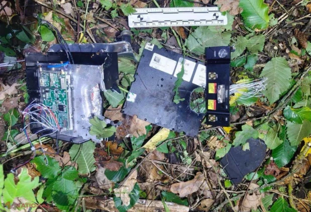 Resturile unei drone Geran-4, găsite în raionul Briceni, la 1 700 de metri de frontieră – FOTO