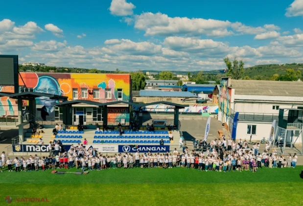 La Nisporeni, Săptămâna Europeană a Sportului s-a încheiat prin sport și artă, alături de peste 200 de copii