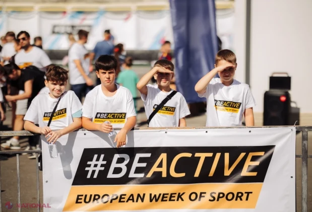 La Nisporeni, Săptămâna Europeană a Sportului s-a încheiat prin sport și artă, alături de peste 200 de copii