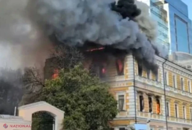 Atacuri ruseşti în plină zi în Ucraina: Academia Naţională de Ştiinţe din Kiev, avariată, iar cel puţin cinci persoane au murit
