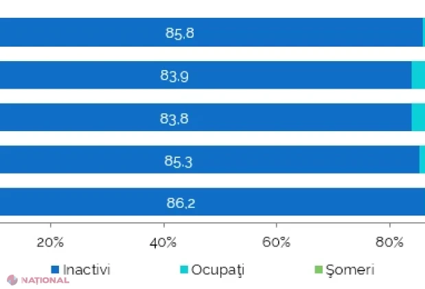 BNS: Peste un sfert din populația Republicii Moldova are 60 de ani și peste