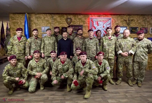 Zelenski a vizitat și a decorat militarii ucraineni de pe frontul din Lîman, unde armata a recâștigat teren în Operațiunea „Vivaldi”