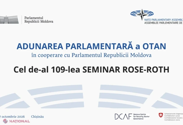 Parlamentul Republicii Moldova va găzdui al 109-lea Seminar Rose-Roth al AP NATO, dedicat securității regionale