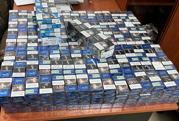 605 pachete de țigări, ascunse în podeaua și pereții unei lăzi frigorifice, depistate la vama Cahul