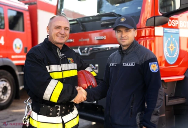 După 23 de ani în serviciul salvatorilor, pompierul Sergiu Gutovschi a trecut în rezervă