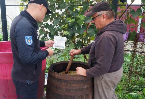 IGSU avertizează: fermentarea vinului poate provoca intoxicații în spații neaerisite