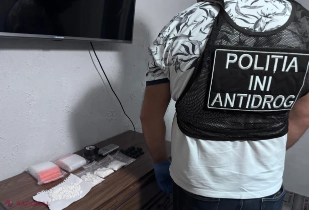 Curier de droguri, reținut la Chișinău cu 250 de grame de mefedronă