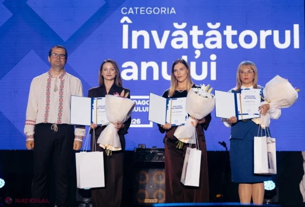 Cei mai buni pedagogi din Republica Moldova, premiați la concursul „Pedagogul anului 2026”