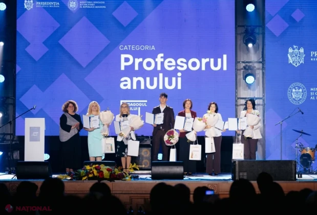 Cei mai buni pedagogi din Republica Moldova, premiați la concursul „Pedagogul anului 2026”