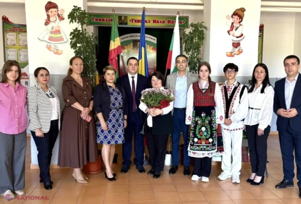 Un nou cabinet-model pentru studierea limbii bulgare, inaugurat la un gimnaziu din Taraclia