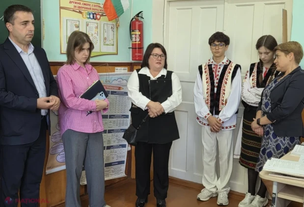 Un nou cabinet-model pentru studierea limbii bulgare, inaugurat la un gimnaziu din Taraclia