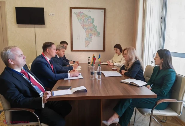 Cristina Ceban și viceministrul de Externe al Lituaniei au discutat despre cooperarea economică și parcursul european al Moldovei
