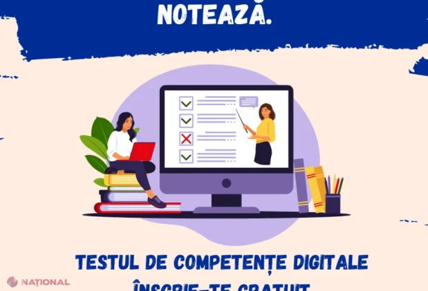 Elevii claselor a IX-a și a XII-a se pot înscrie la evaluarea competențelor digitale până pe 30 octombrie