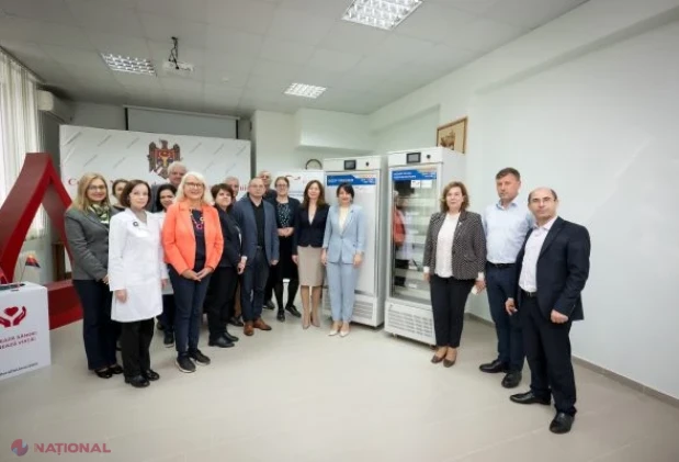 Șapte instituții medicale primesc echipamente pentru păstrarea produselor sanguine, iar Centrul de Transfuzie – pentru procesarea plasmei