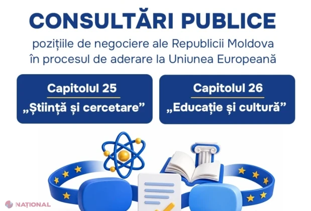 MEC consultă publicul privind negocierile de aderare pe educație și cercetare