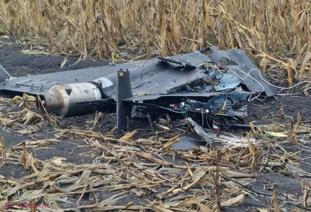 Dronă rusească prăbușită lângă o locuință în Telenești; Chișinăul expulzează un diplomat rus
