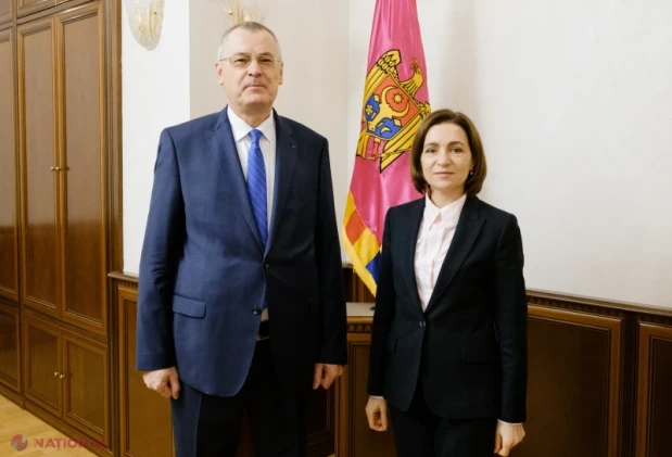 Maia Sandu i-a mulțumit ambasadorului Slovaciei la încheierea mandatului său