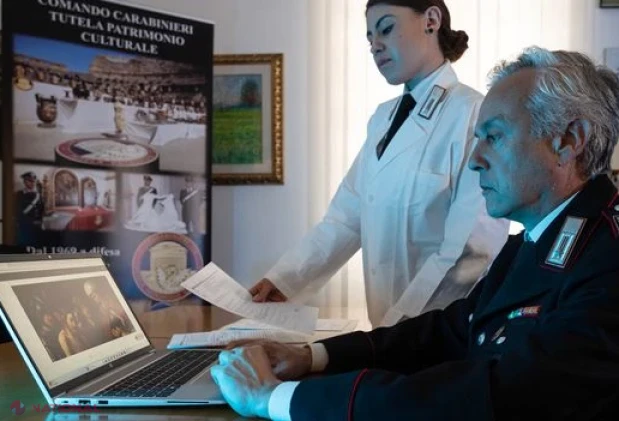 O pictură dispărută de 20 de ani, găsită de poliție cu ajutorul inteligenței artificiale