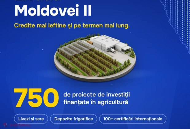 Trei proiecte de investiții pentru modernizarea sectorului agroalimentar din Moldova