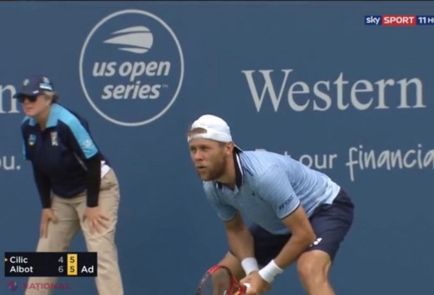FOTO // Performanță ULUITOARE pentru Radu Albot. Cel mai bun tenisman din R. Moldova a trecut de croatul Marin Cilic în primul tur de la Cincinnati 2019