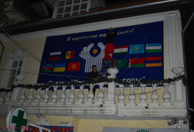 O nouă PROVOCARE. Drapelul CSI arborat și în Chișinău
