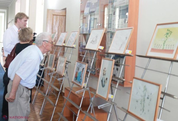 Sala Europei // O expoziție INEDITĂ de caricaturi privind DEZBINAREA societății, vernisată la Chișinău