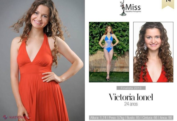 O moldoveancă luptă pentru titlul „Miss Portugalia