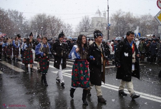 Prima Paradă a Portului Popular de Iarnă, la Chișinău